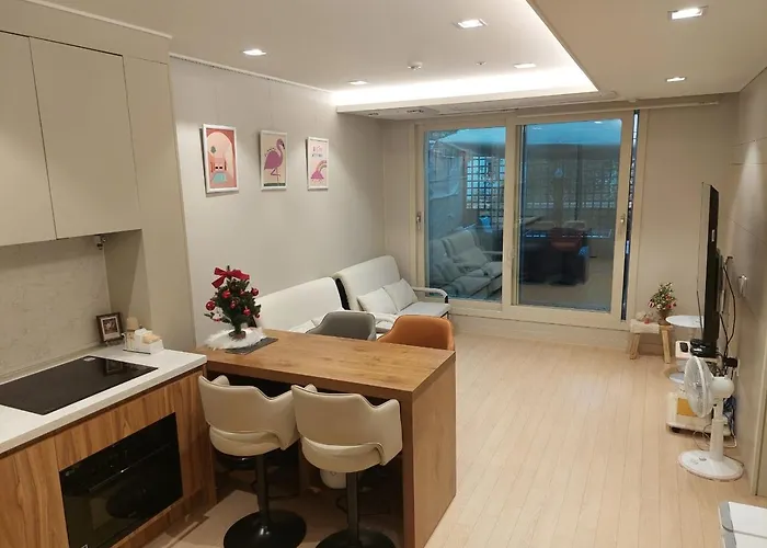 公寓 Busan#gwangan Diamond Bridge#5 Beds#sky Garden Terrace *